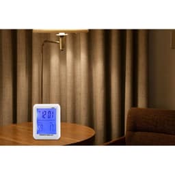 ABS Household Electronic Temperature Humidity Meter Digital Luminous Thermometer