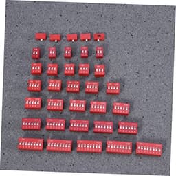 35Pcs Dip Switches 2.54mm Toggle Slide Coding Type Electronic Configuration