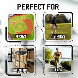 TC-895 Digital Dual Tally Counter, Electronic Up Down Clicker Counter, Add/Subtract People Counter, Handheld Pitch Counter for Golf, Lap & Sports