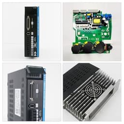 A5 1.5KW Servo Motor AC Driver Kit 220V 1500RPM 10A 10N.m AC Servo Motor Drivers Kit for Packaging/Automated Machine