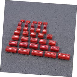 35pcs Dip Toggle Slide Configuration Switch, 2.54mm Plastic, High Voltage