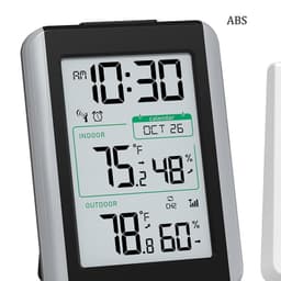 Indoor Temperature Humidity Meter with RF Sensing for Home Use