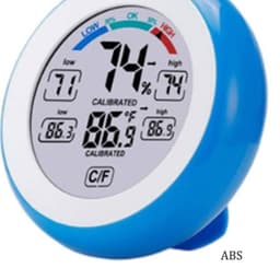 Circular Touch Temperature Humidity Meter Home Digital Indoor Comfort