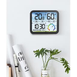 ABS Color Temperature Humidity Meter Difference Memory Perpetual Calendar