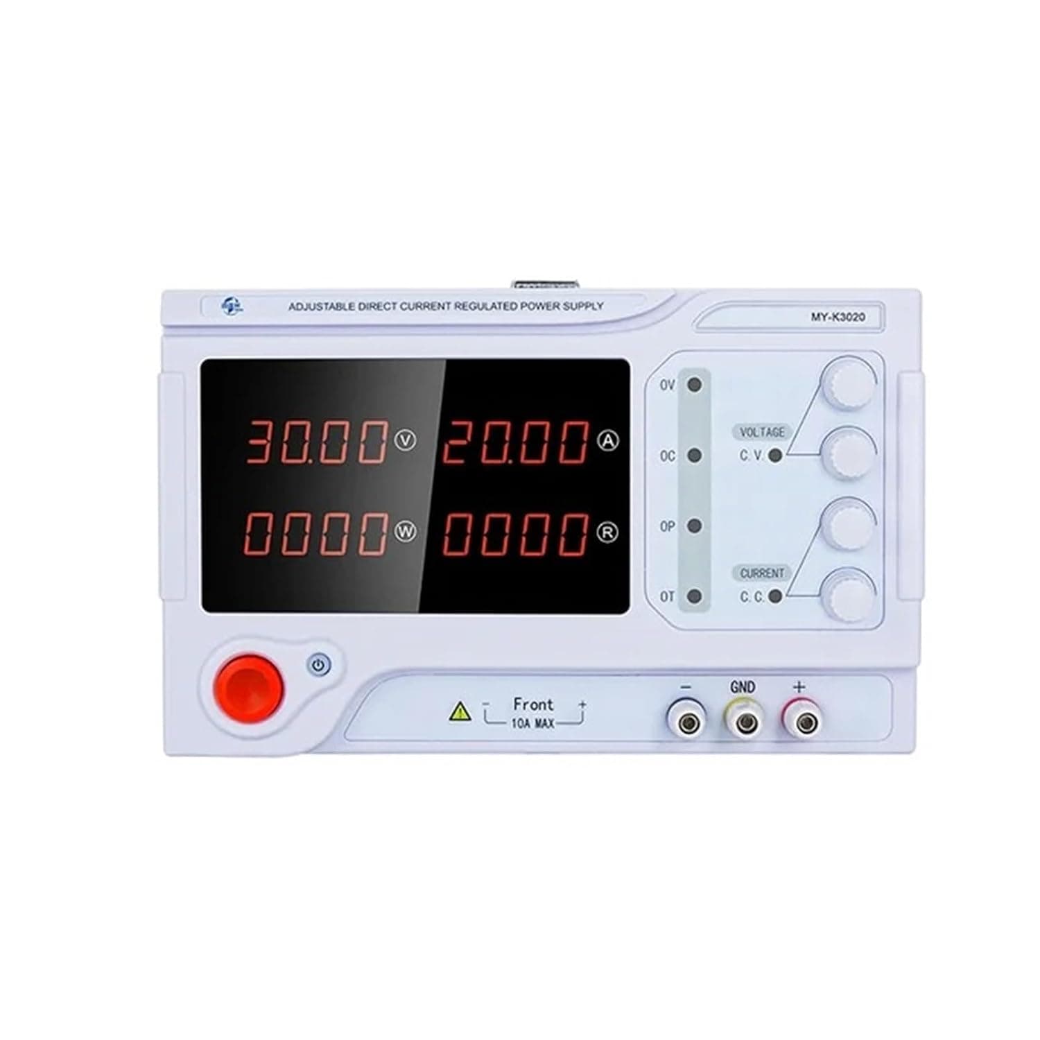Adjustable DC Bench Power Supply 100V 5A Regulated Switching Testing Aging