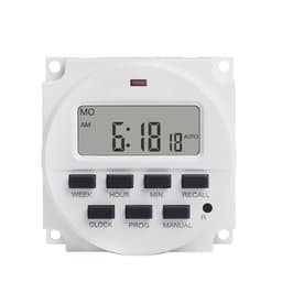 TM618N Power Supply 6V 12V 110V 220V 7 Days Weekly Programmable Digital Electronic Lighting Daily Timer 1Pcs(TM618N-4 12V)