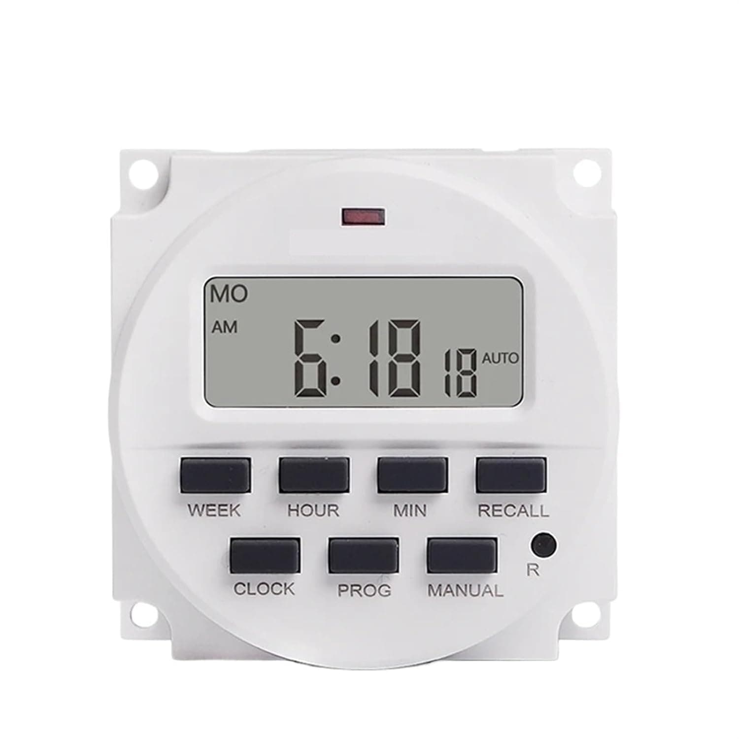 TM618N Power Supply 6V 12V 110V 220V 7 Days Weekly Programmable Digital Electronic Lighting Daily Timer 1Pcs(TM618N-4 12V)