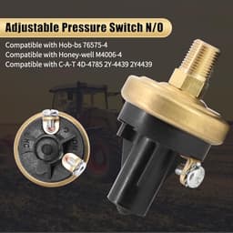 4-7 PSI Adjustable Oil Pressure Switch 1/8-27 NPT N/O Sensor