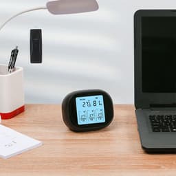 ABS Temperature Humidity Meter Digital Electronic Outdoor Home Charging