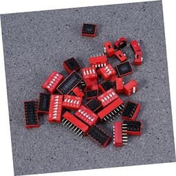 35pcs Dip Toggle Slide Configuration Switch, 2.54mm Plastic, High Voltage