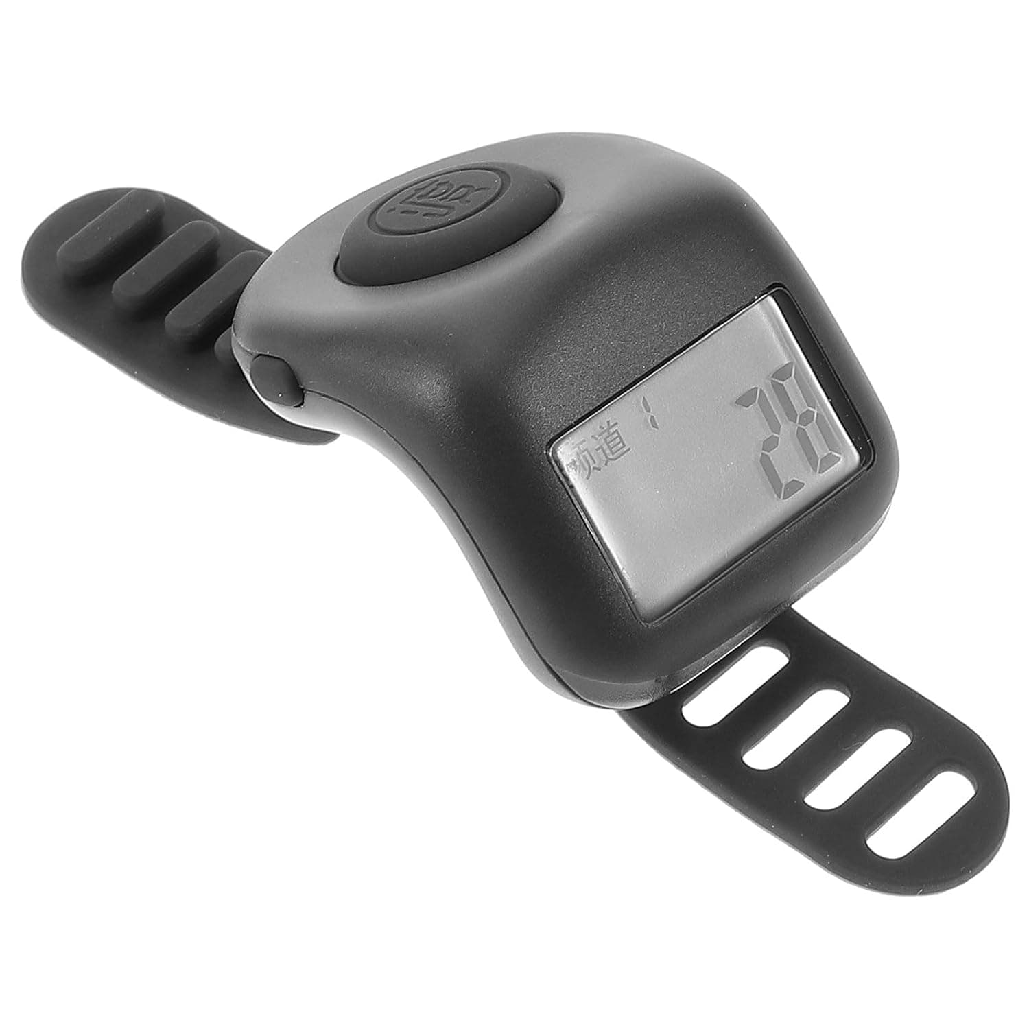 Electronic Digital Finger Counter Ring with Display, Quick Reset, Black
