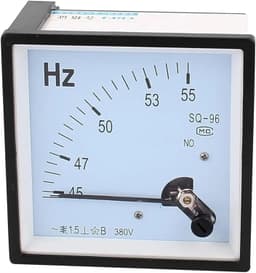 SQ-96 45-55Hz 380V 220V Frequency Measurement Panel Meter 96mm X 1Pcs(380V)