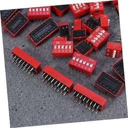 35pcs Dip Toggle Slide Configuration Switch, 2.54mm Plastic, High Voltage