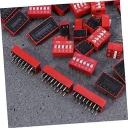 35Pcs Dip Switches 2.54mm Toggle Slide Coding Type Electronic Configuration