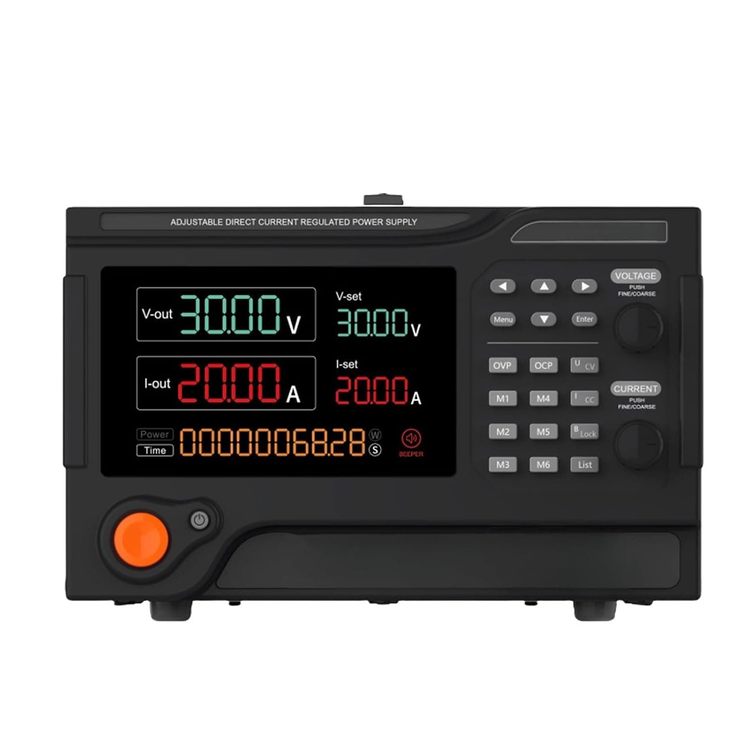 Laboratory Programmable DC Power Supply 120V 10A 10mV 10mA RS232/RS485/USB Interface(RS232)