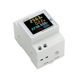 D52-2066 6 IN1 AC Monitor Voltage Current Power Factor Active KWH 110V 220V 380V Electric Frequency Meter 1Pcs(Built-in CT,40-300V)