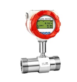 Flow Meter 4-20mA Water Sensor Stainless Steel Threaded