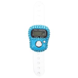 Rhinestone Finger Tally Counter, Blue Electronic Digital Handheld Counter