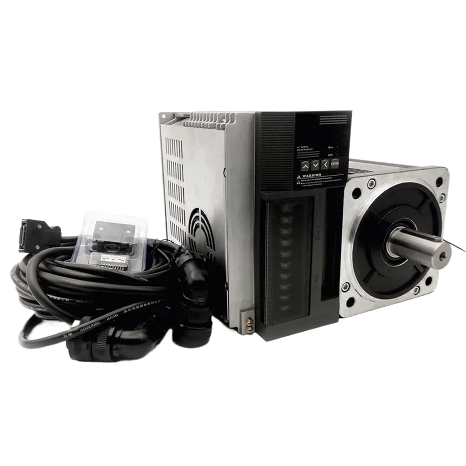 5.5KW 150ST-M27020 AC servo Motor 2000RPM 27Nm 220V/380V and servo Driver JB-1000C50L/H with 5m Cable(220V)