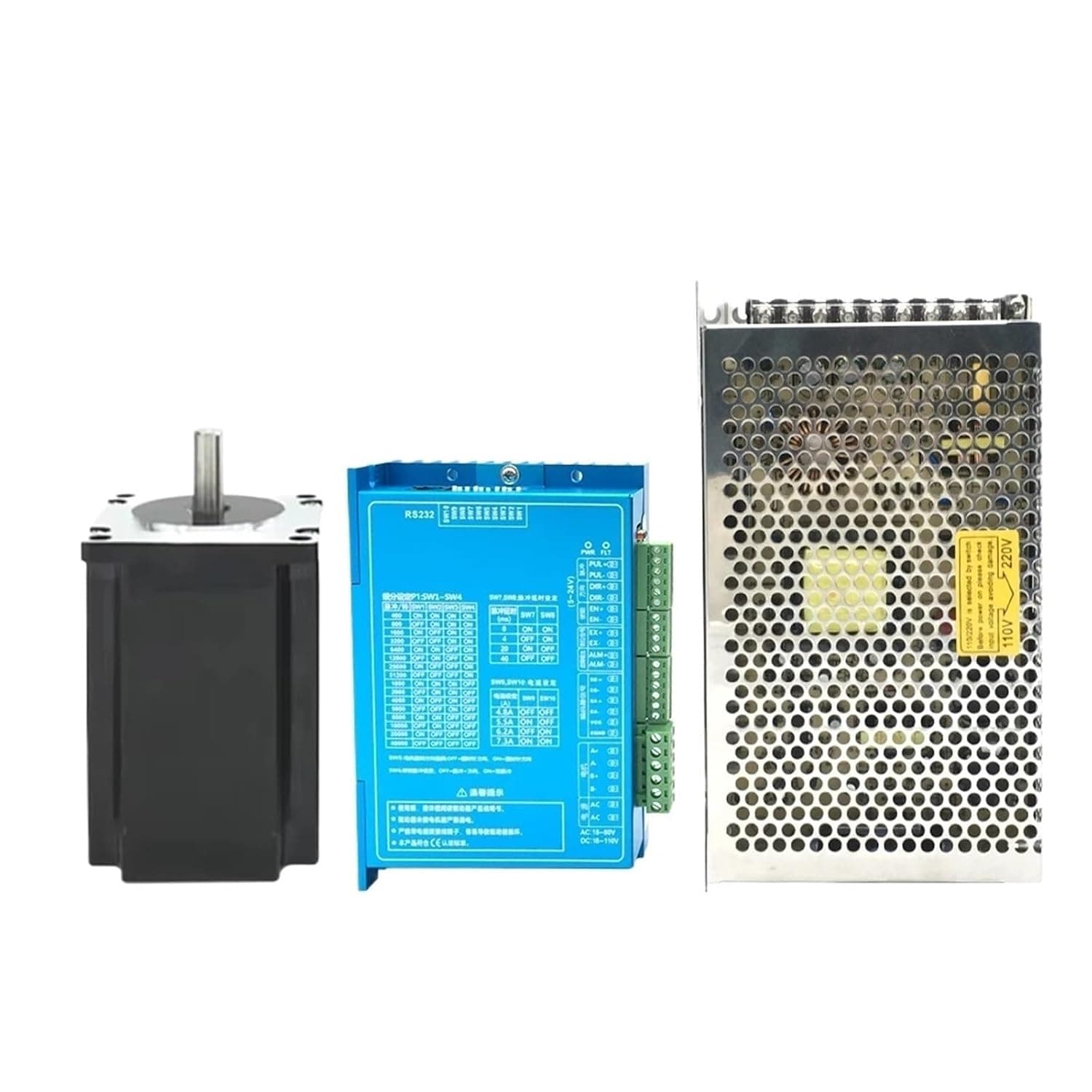 Closed Loop Stepper Driver Kit Nema34 2 Phase 4.5 8. 12Nm Encoder Hybrid