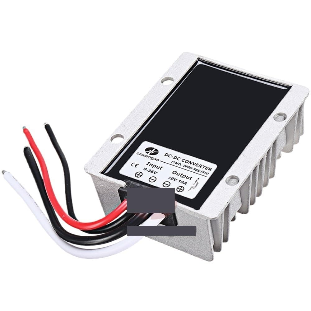 DC 9-36V to 19V 10A Buck-Boost Power Converter Regulator Voltage Stabilizer 190W Car Laptop Supply Waterproof