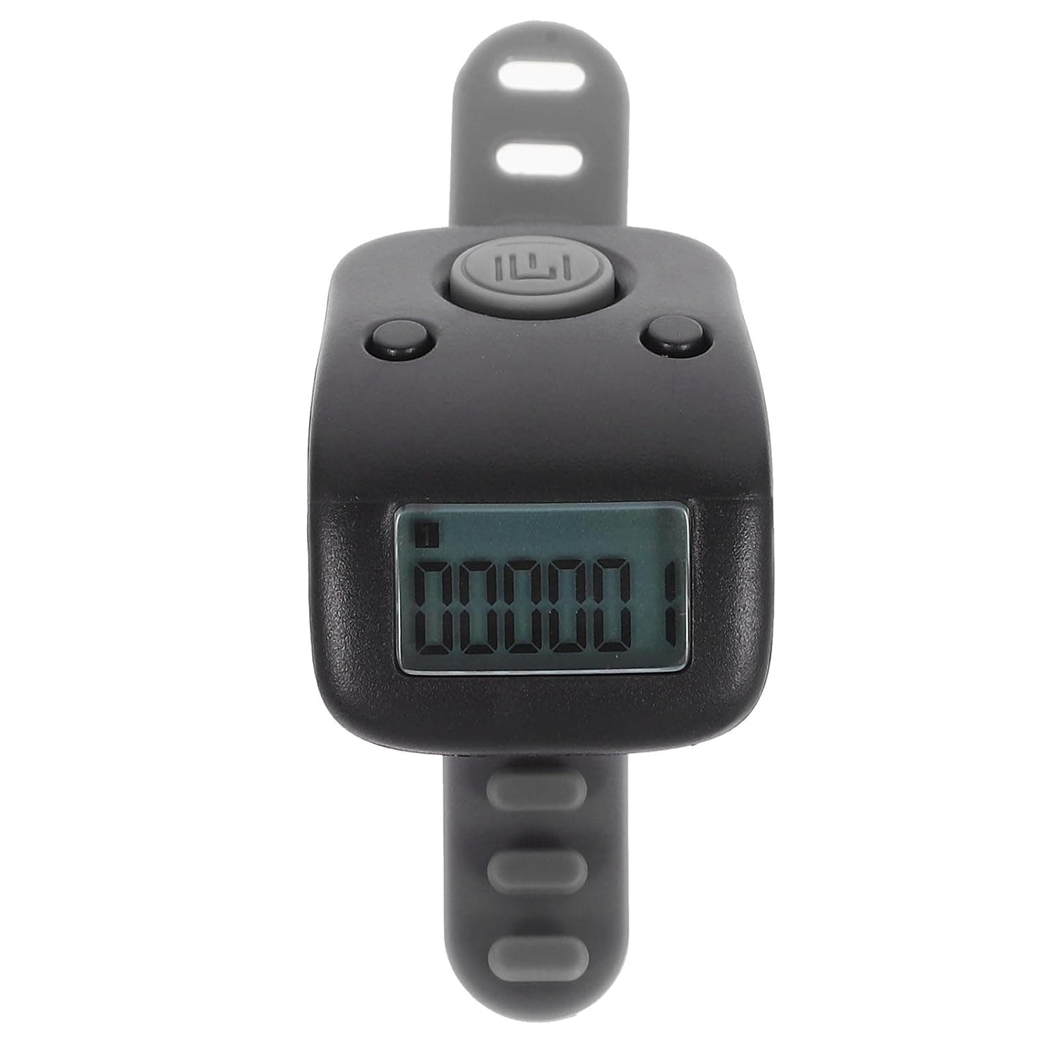Adjustable Ring Fit Electronic Digital Finger Counter Black
