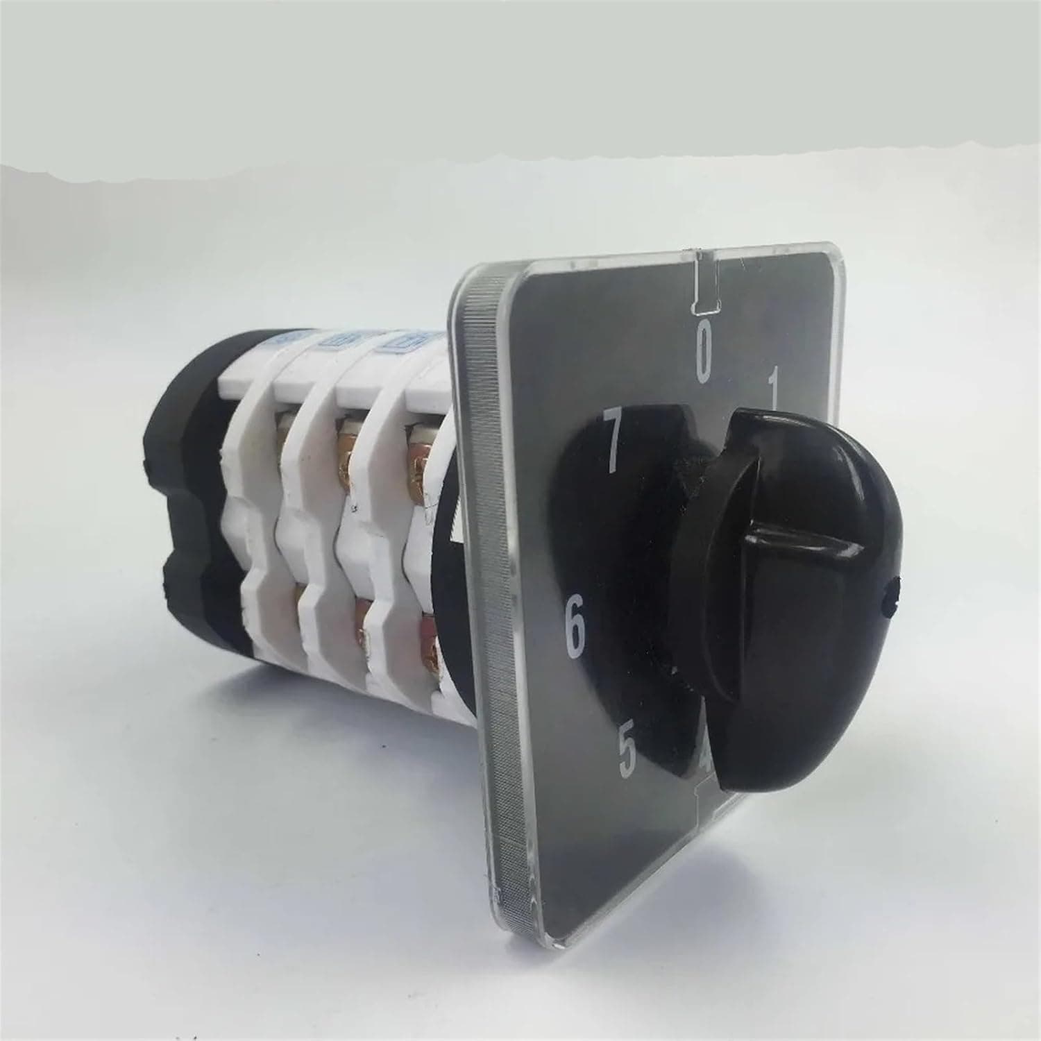 0-7 Position Rotary cam Changeover Switch 50A Four-Pole Universal selector Silver Contact YMZ12-50/4